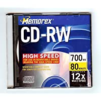 MEMOREX CD-RW 700 MB 12x CD único (medios)